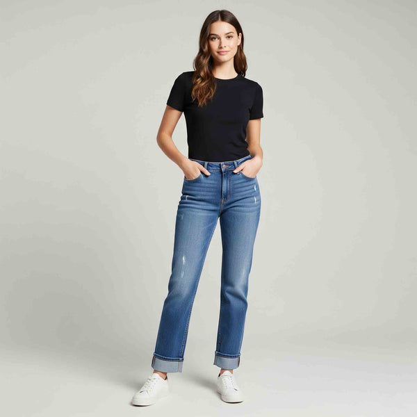 Female Straight fit jeans